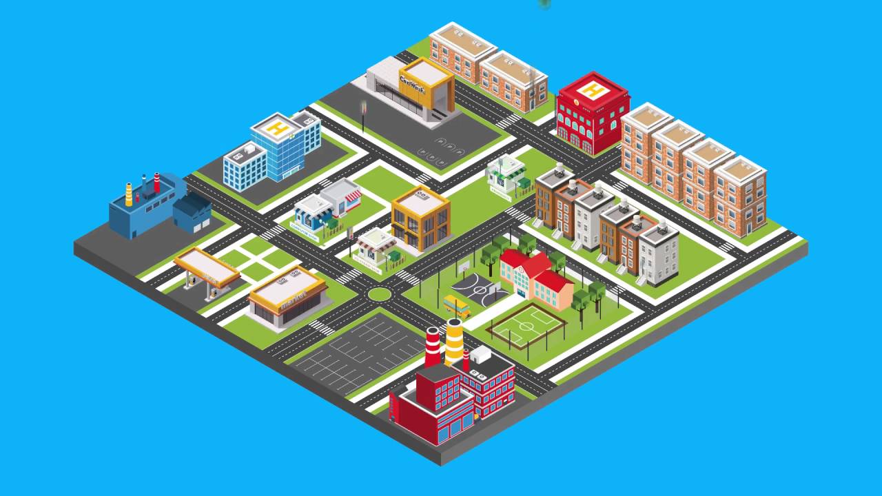 misc city animation test
